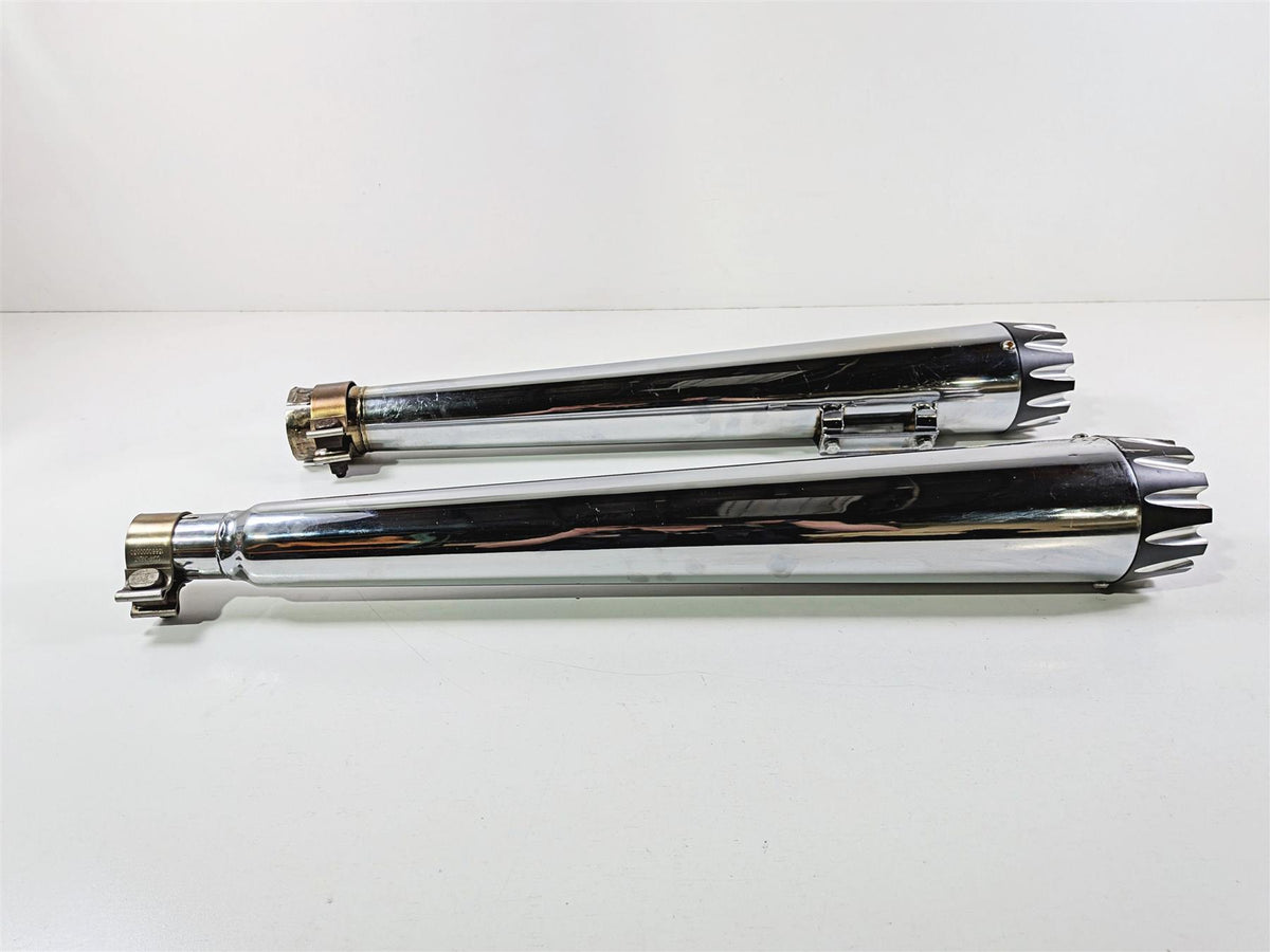 2018 Harley FLHTCU Touring Electra Glide Aftermarket Megaphone Slip On Mufflers-Mototech271