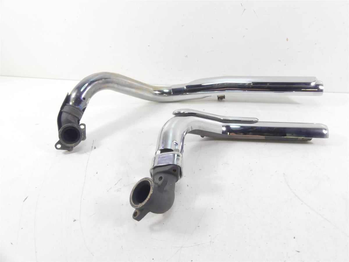 2002 Yamaha XVS1100 V-Star Oem Exhaust Pipe Header Manifold Set 5EL-14610-10-00 {{ shop.shopifyCountryName }} - Mototech271