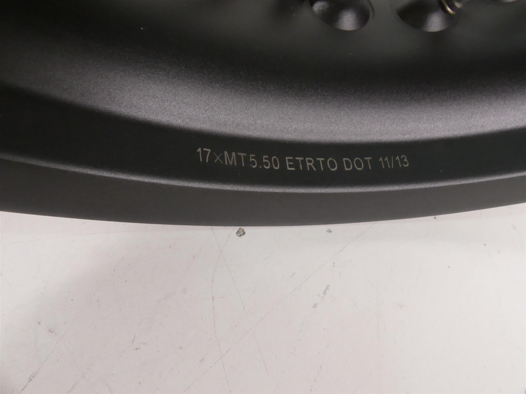 2014 Moto Guzzi Griso 1200 SE 8V Strgt Spoke Rear Spoke Wheel Rim 17x5.5 ETRTO {{ shop.shopifyCountryName }} - Mototech271