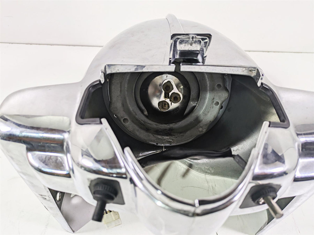 2005 Harley Touring FLHRI Road King Headlight Nacelle Lamp Covers 67674-03B {{ shop.shopifyCountryName }} - Mototech271