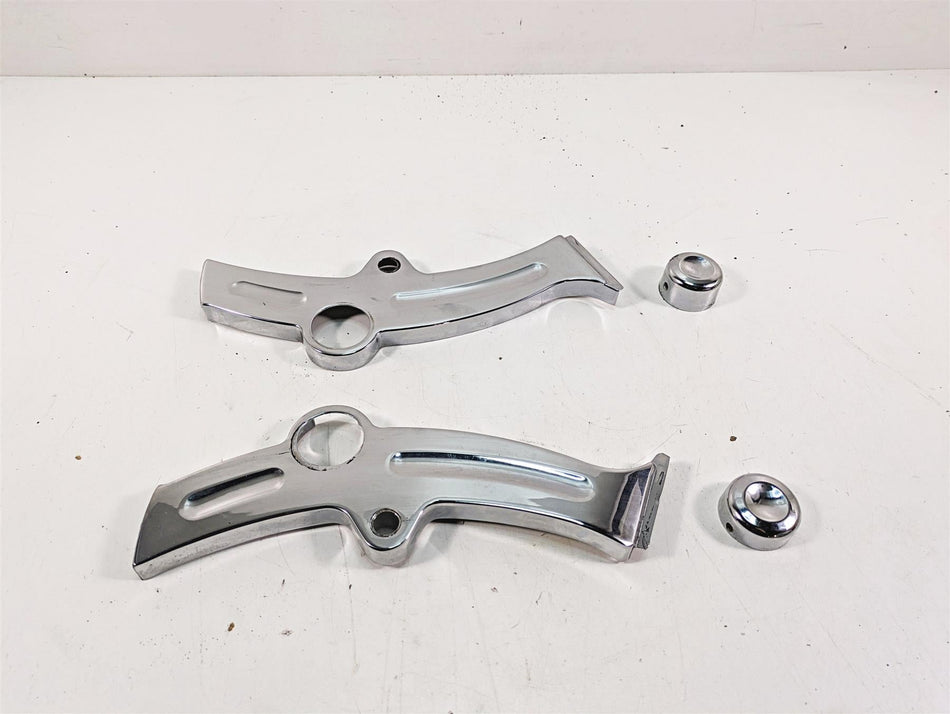 2000 Harley FXSTS Softail Springer Kuryakyn Chrome Frame Cover Set 7851 {{ shop.shopifyCountryName }} - Mototech271
