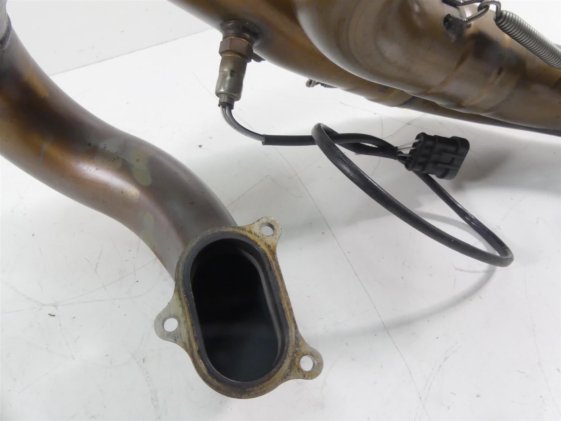 2015 Ducati Diavel Carbon Red Oem Exhaust Header Manifold & Servo Set 57112751B {{ shop.shopifyCountryName }} - Mototech271