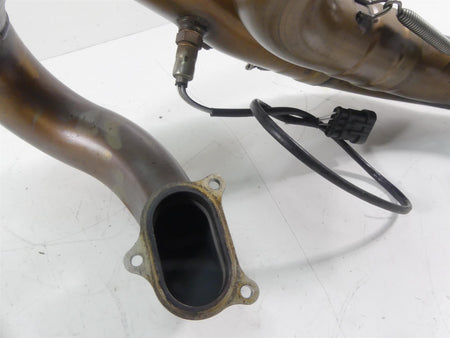 2015 Ducati Diavel Carbon Red Oem Exhaust Header Manifold & Servo Set 57112751B {{ shop.shopifyCountryName }} - Mototech271