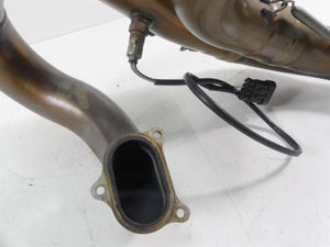 2015 Ducati Diavel Carbon Red Oem Exhaust Header Manifold & Servo Set 57112751B