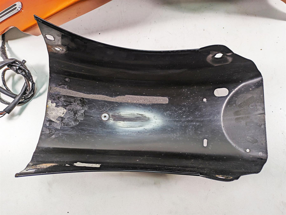 2011 Harley Touring FLTRU Road Glide Custom Fiber Stretched Rear Fender + Light For 2 into 1 Exhaust {{ shop.shopifyCountryName }} - Mototech271