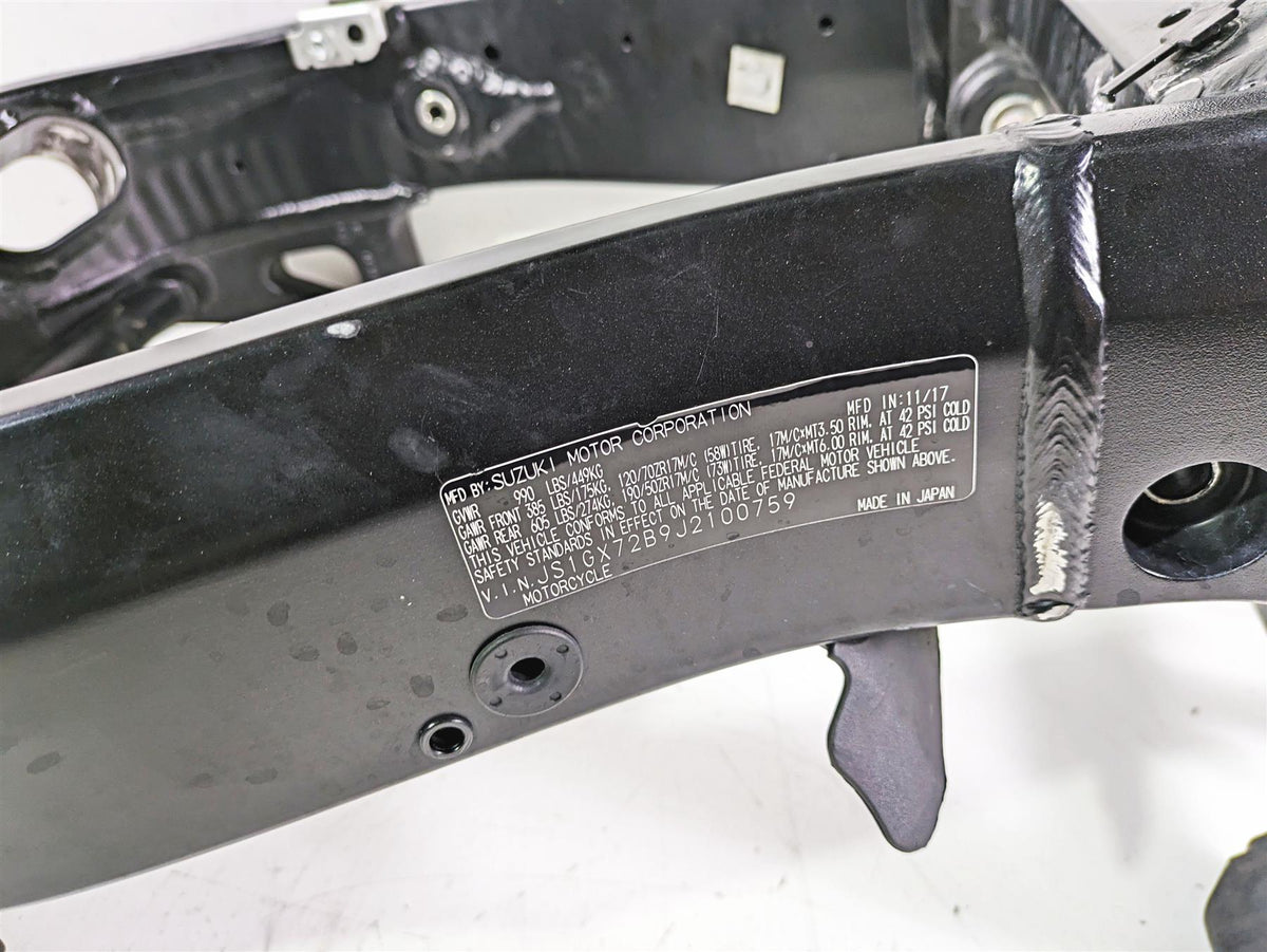 2018 Suzuki GSX1300 R Hayabusa Straight Main Frame Chassis 41100-15H13-YAP {{ shop.shopifyCountryName }} - Mototech271