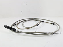 Load image into Gallery viewer, 2016 Harley FXDF Dyna Fat Bob Front Brake Line &amp; Clutch Cable 16&quot; Ape Hanger
