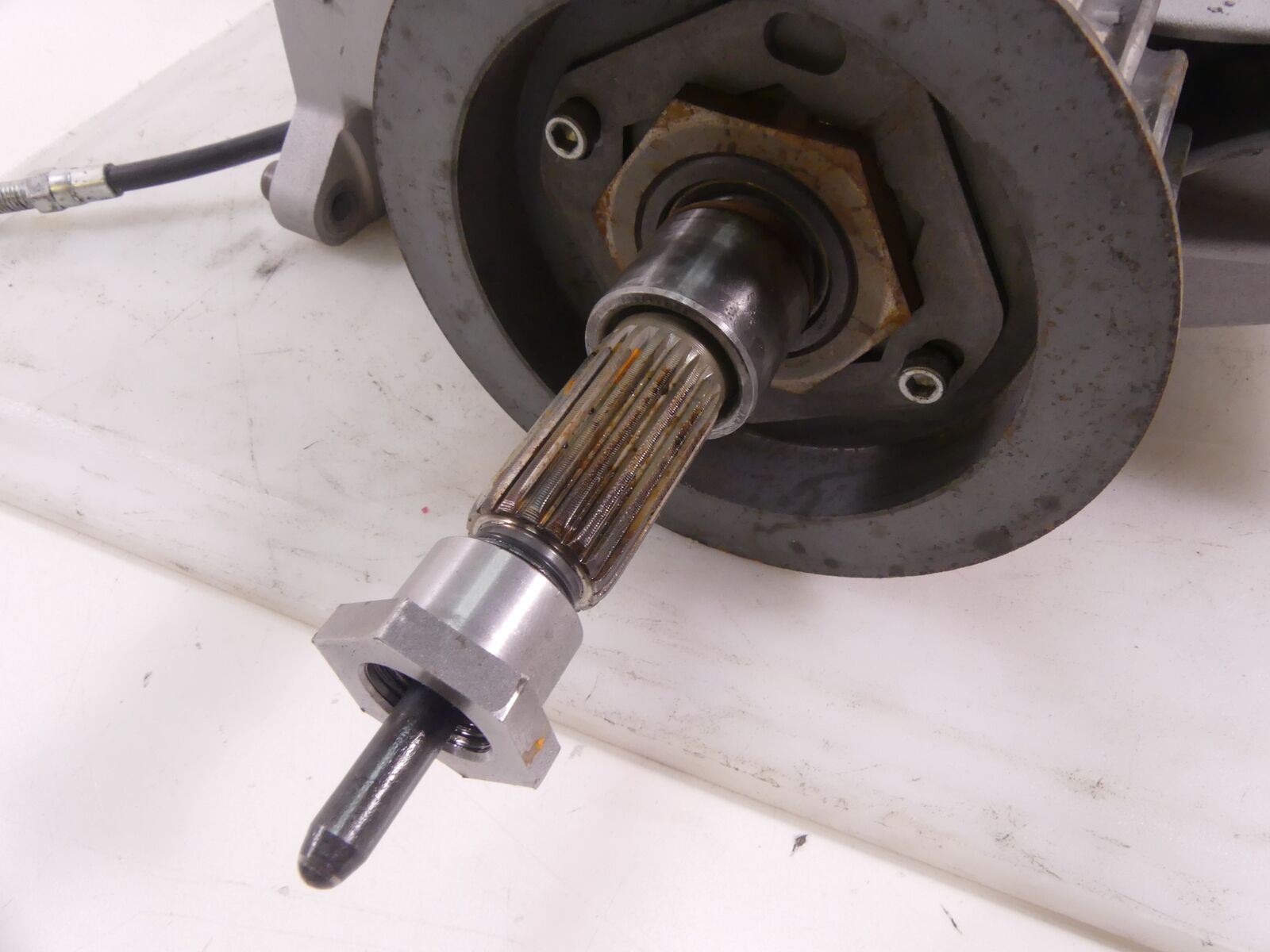 2009 Harley FXCW Softail Rocker 6-Speed Transmission Gear Box 14K 33153-09 {{ shop.shopifyCountryName }} - Mototech271