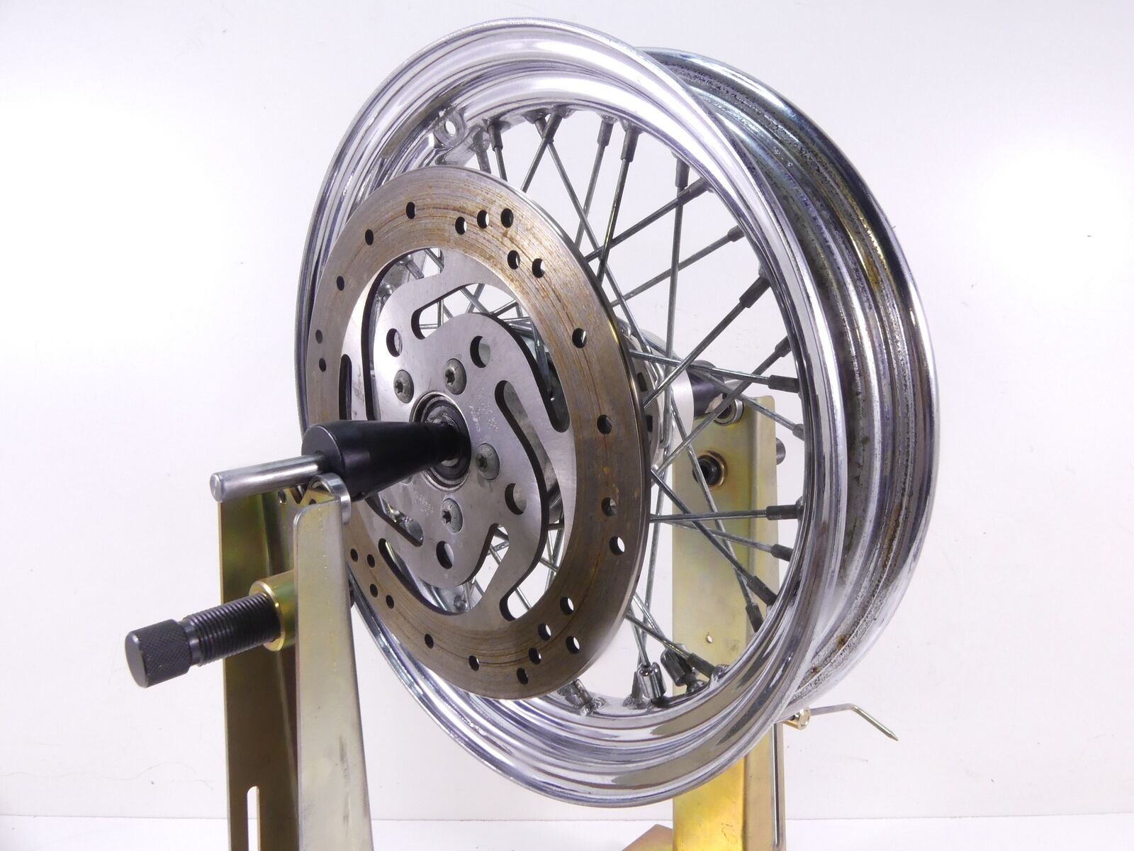2001 Harley Softail FLSTC Heritage Rear Straight 16x3 Wheel Rim 43085-97 {{ shop.shopifyCountryName }} - Mototech271