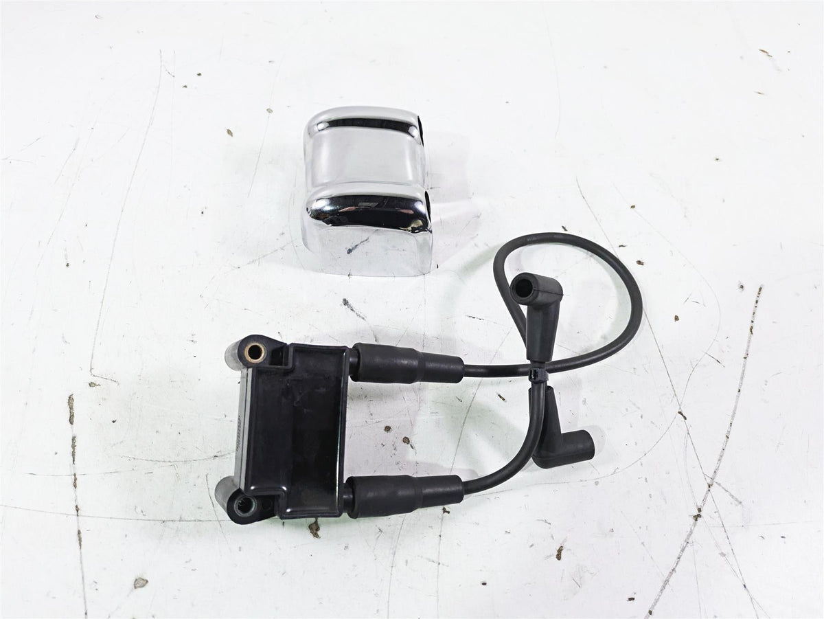 2016 Harley FLSTC Softail Heritage Ignition Coil & Chrome Cover 31696-07A {{ shop.shopifyCountryName }} - Mototech271