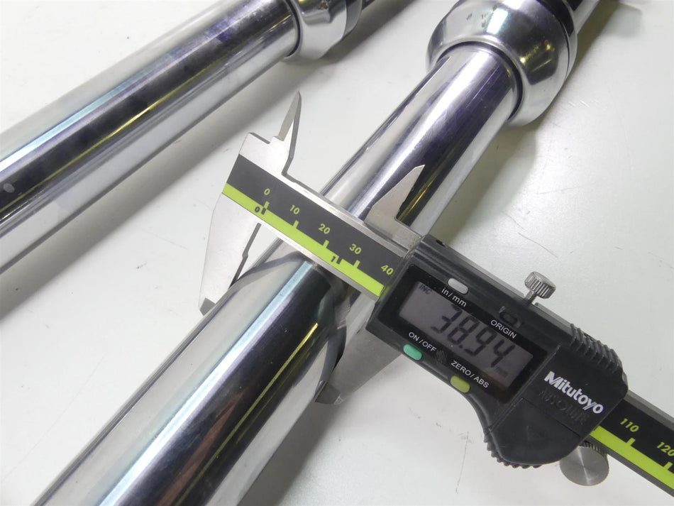 2003 Harley Dyna 100TH FXDL Low Rider Straight Front Fork Leg Set -39mm 45947-00 {{ shop.shopifyCountryName }} - Mototech271