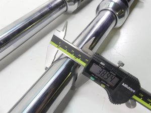 2003 Harley Dyna 100TH FXDL Low Rider Straight Front Fork Leg Set -39mm 45947-00 | Mototech271