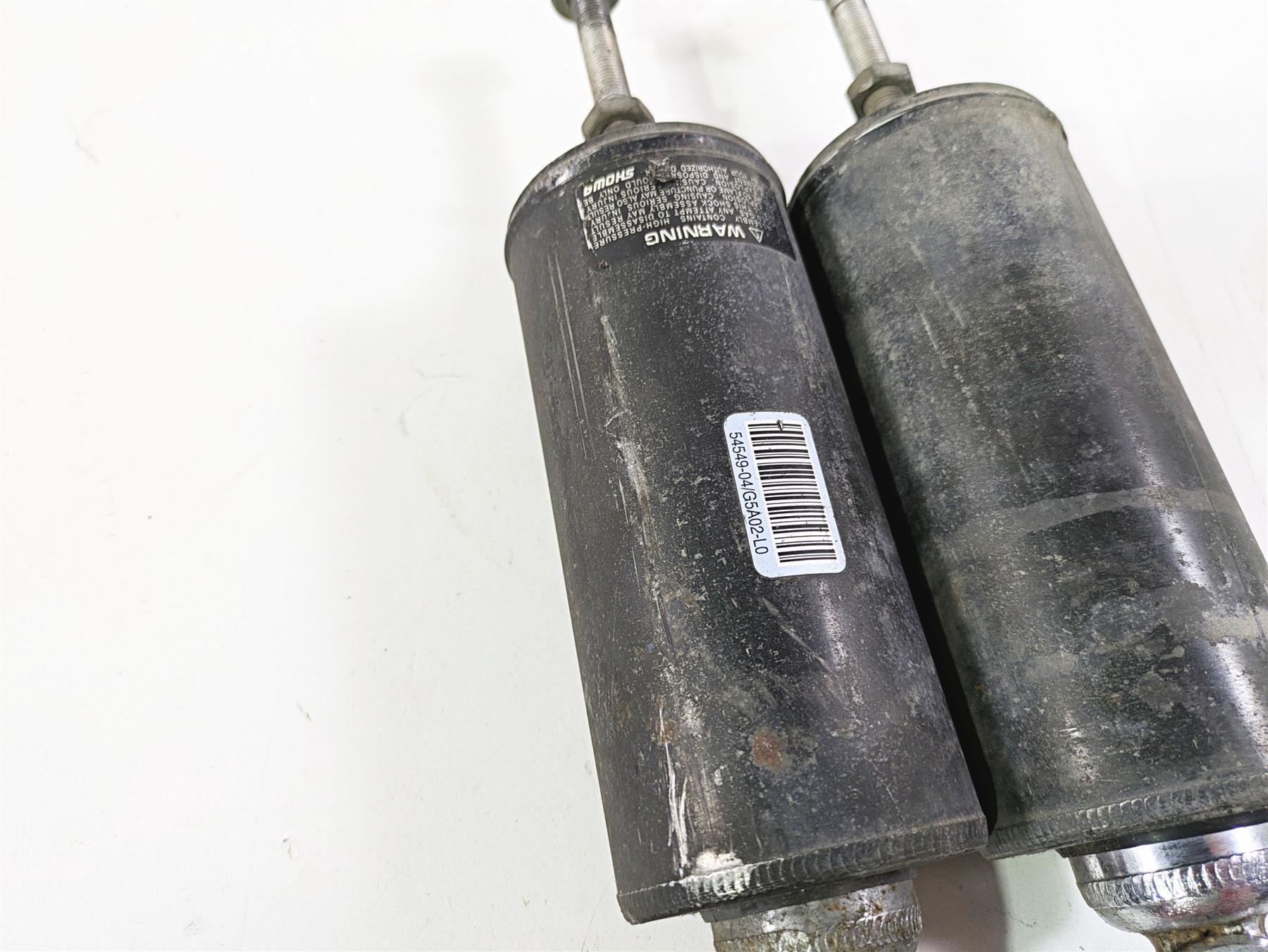 2008 Harley FLSTSB Cross Bones Showa Rear Suspension Shocks 54549-04 {{ shop.shopifyCountryName }} - Mototech271