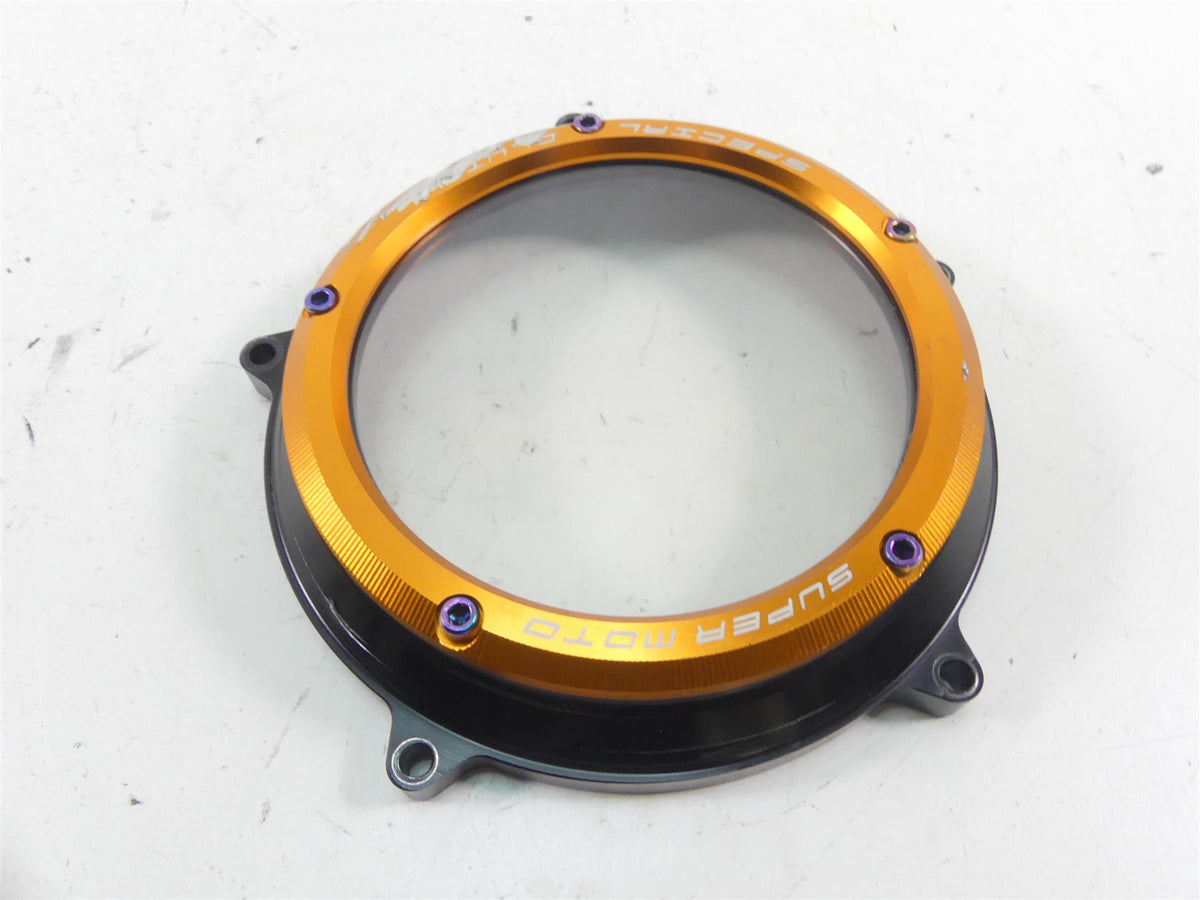 2015 KTM 1290R Super Duke NiceCnc Nero Fauvism Transparent Clear Clutch Cover {{ shop.shopifyCountryName }} - Mototech271
