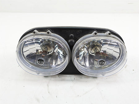 2011 Harley Touring FLTRU Road Glide Dual Headlight Head Lamp Set -Read 67775-10 {{ shop.shopifyCountryName }} - Mototech271