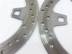 2013 Harley Touring FLHTP Electra Glide Front Brake Disc Rotor Set 41500017 | Mototech271