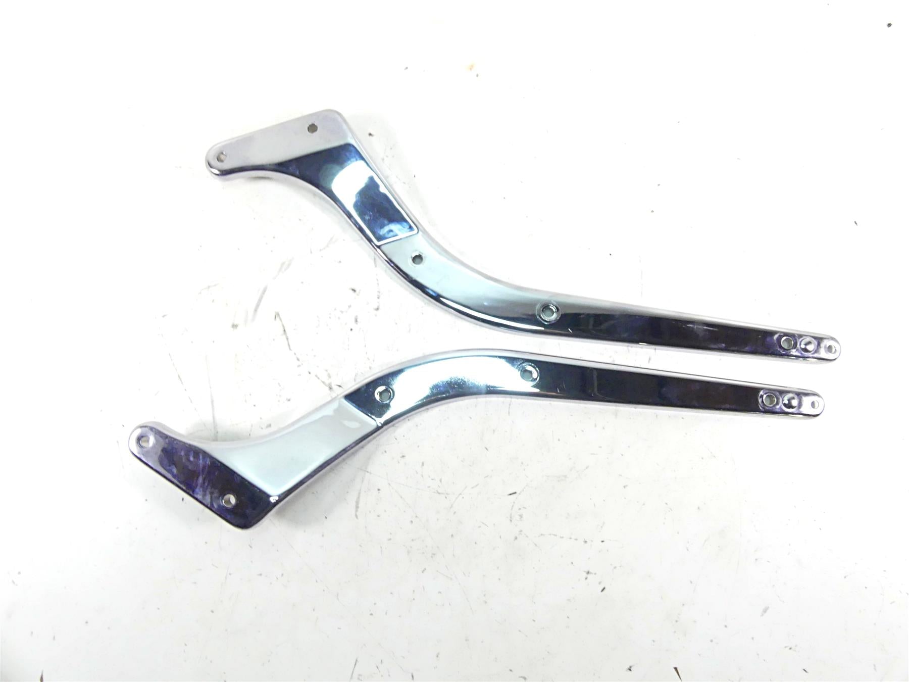 2006 Harley Softail FXSTSI Springer Rear Frame Fender Chrome Braces 60146-06A {{ shop.shopifyCountryName }} - Mototech271