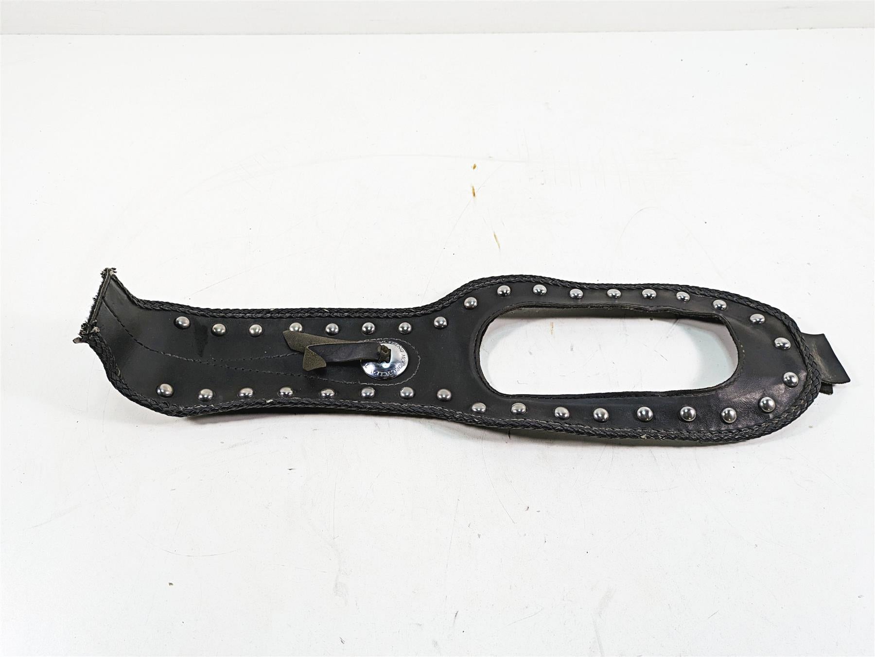 2000 Harley Dyna FXDL Low Rider Studded Leather Tank Cover Pad {{ shop.shopifyCountryName }} - Mototech271