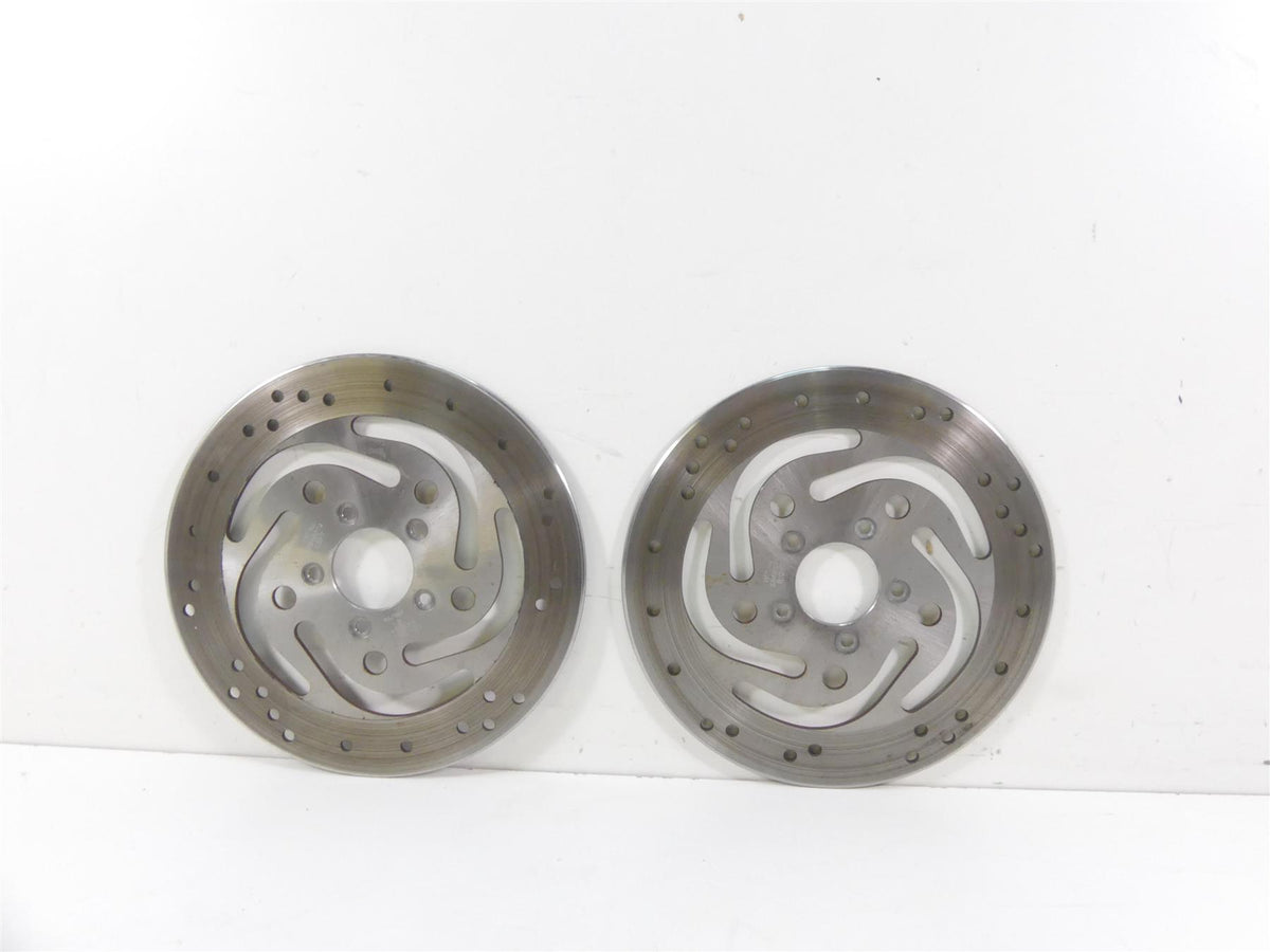 2002 Harley Touring FLHRCI Road King Front Brake Rotor Discs 44136-00 44156-00 {{ shop.shopifyCountryName }} - Mototech271