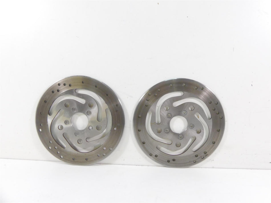 2002 Harley Touring FLHRCI Road King Front Brake Rotor Discs 44136-00 44156-00 {{ shop.shopifyCountryName }} - Mototech271