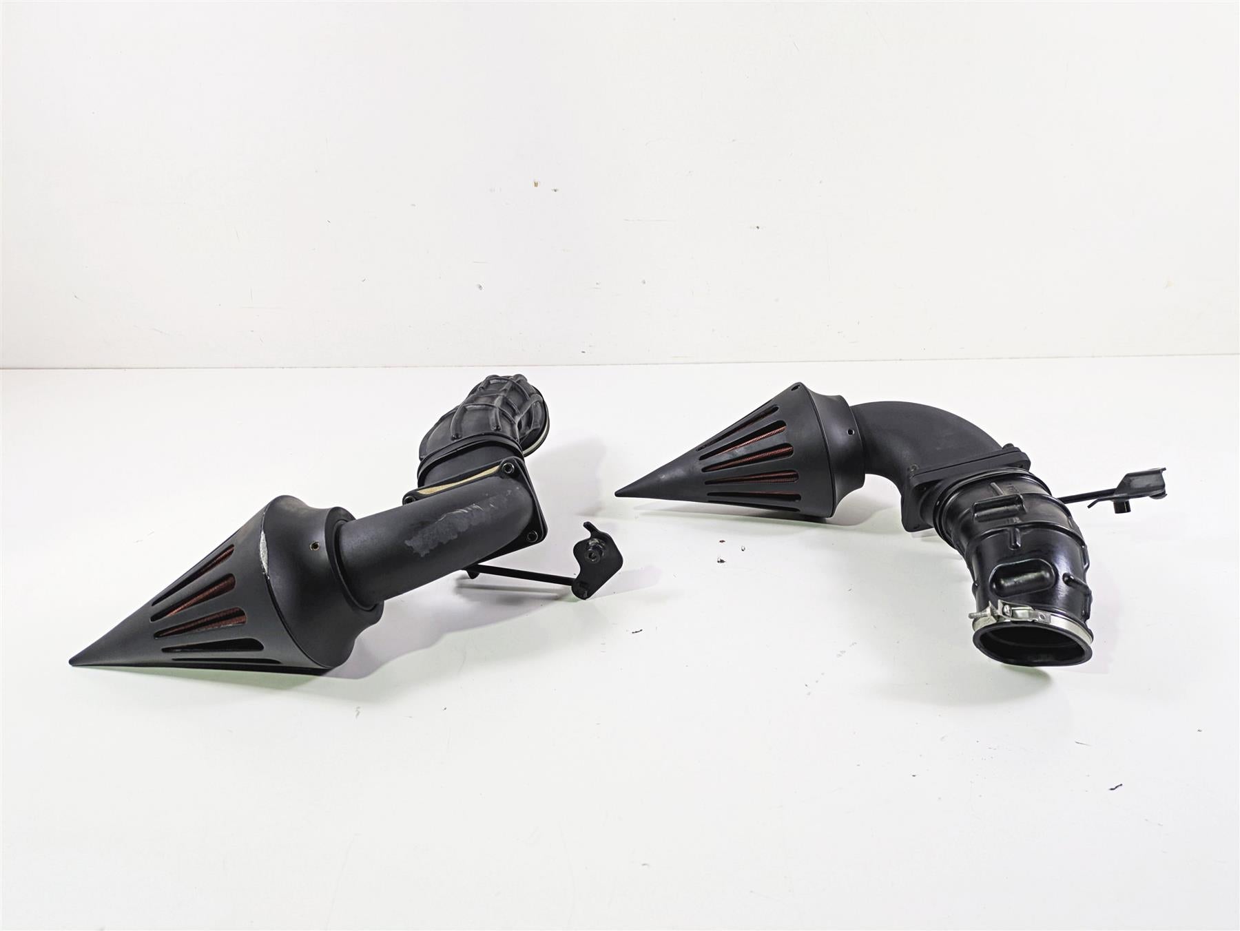 2019 Suzuki M109R VZR1800 Boulevard Dual Spike Flat Black Red Filter AC-236-BK {{ shop.shopifyCountryName }} - Mototech271