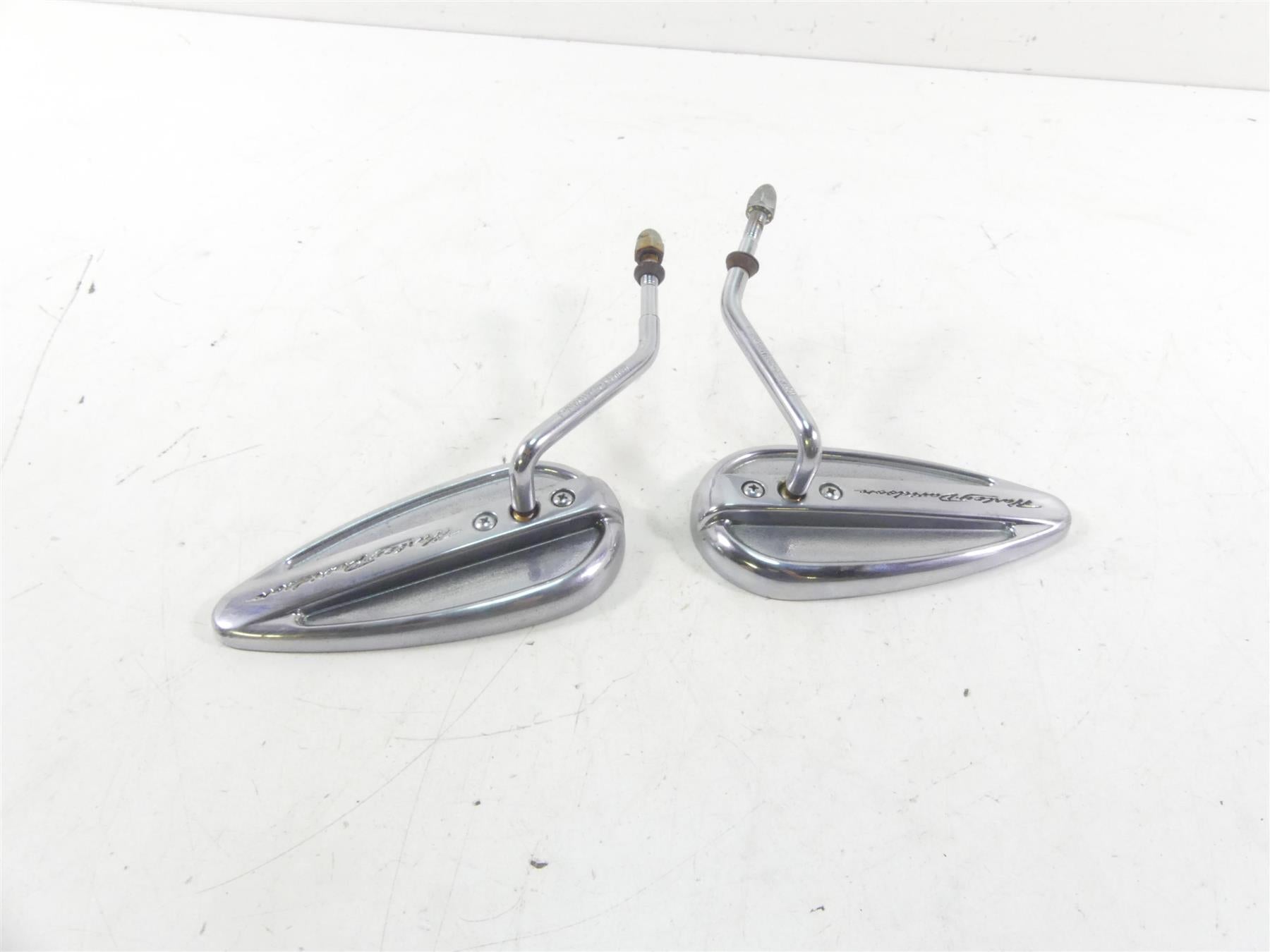 2002 Harley Softail FXSTDI Deuce Rear View Mirror Teardrop Set 91968-98 {{ shop.shopifyCountryName }} - Mototech271