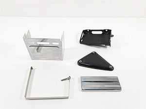1986 Harley Sportster XLH 883 Battery Box Carrier Stay + Chrome Cover 66191-83 | Mototech271