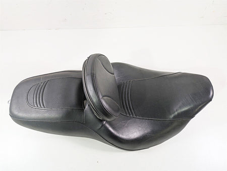 2009 Harley Touring FLHX Street Glide Dual Rider Seat Saddle + Backrest 52320-09 {{ shop.shopifyCountryName }} - Mototech271