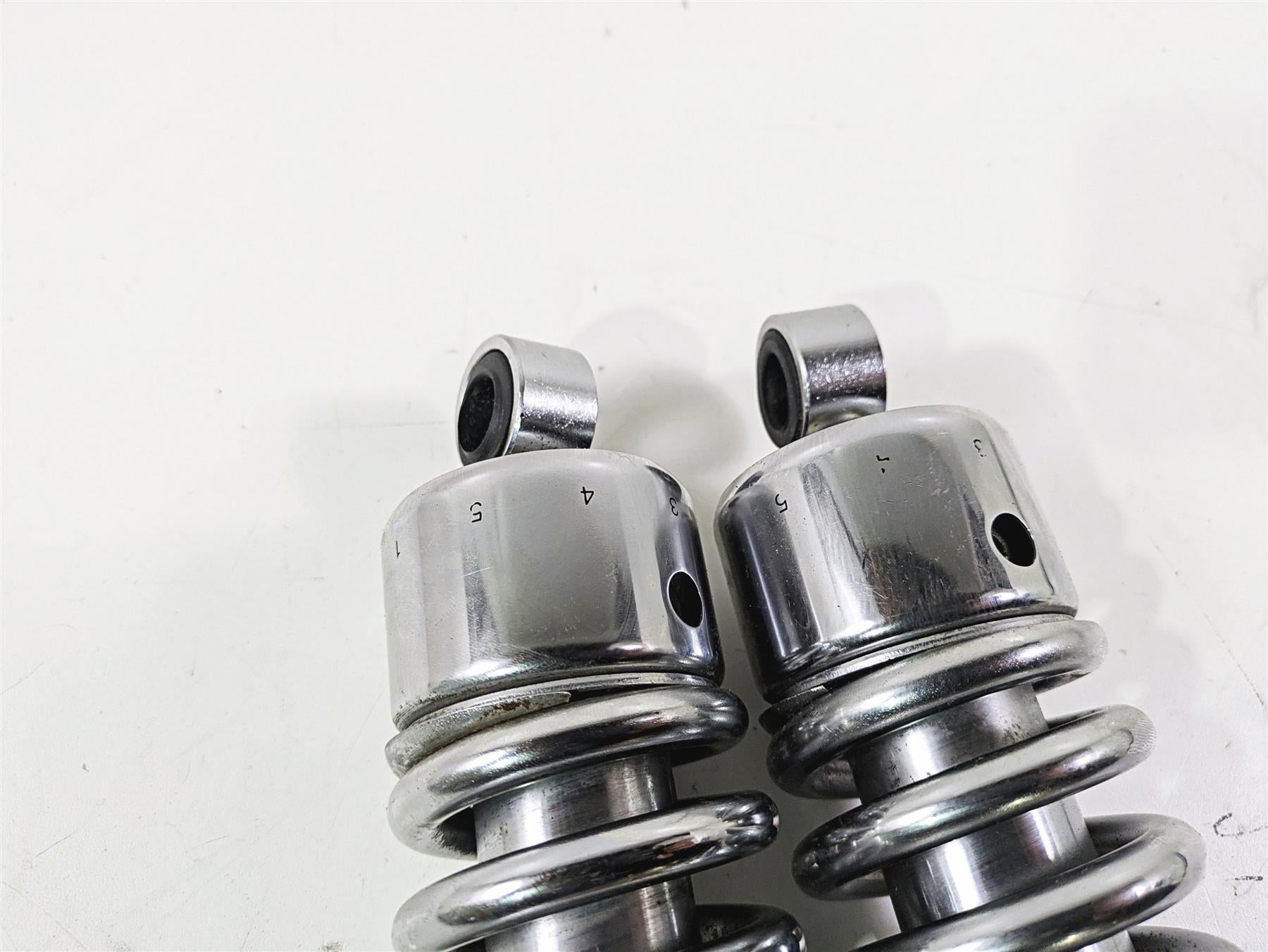 2006 Triumph Rocket 3 Rear Chrome Shock Damper Set T2055401 {{ shop.shopifyCountryName }} - Mototech271