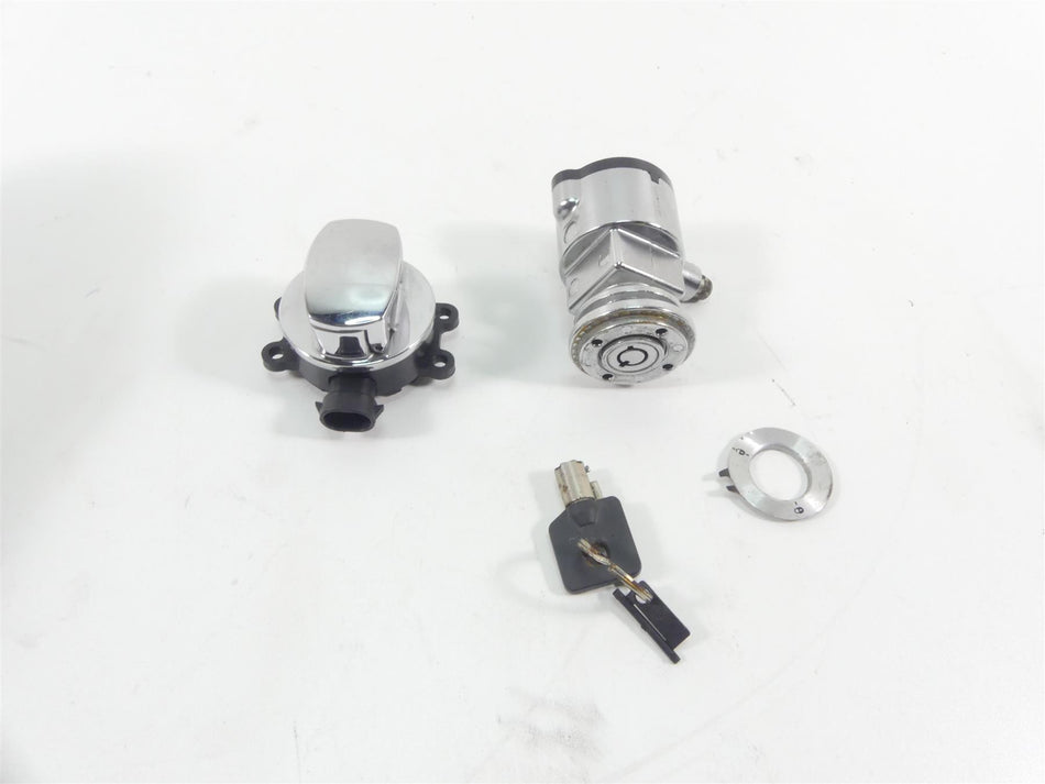 2013 Harley FXDWG Dyna Wide Glide Ignition Switch Steering Lock Set 71430-12 {{ shop.shopifyCountryName }} - Mototech271