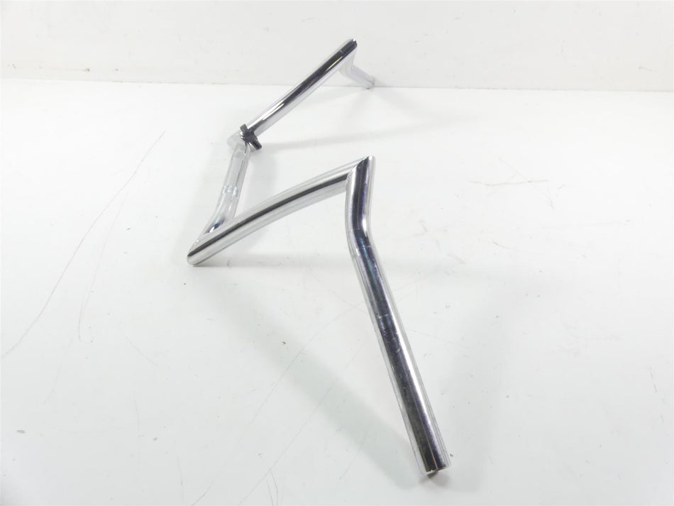2003 Honda VTX1800R Aftermarket Handlebar Handle Z-Bar Chrome Steering {{ shop.shopifyCountryName }} - Mototech271