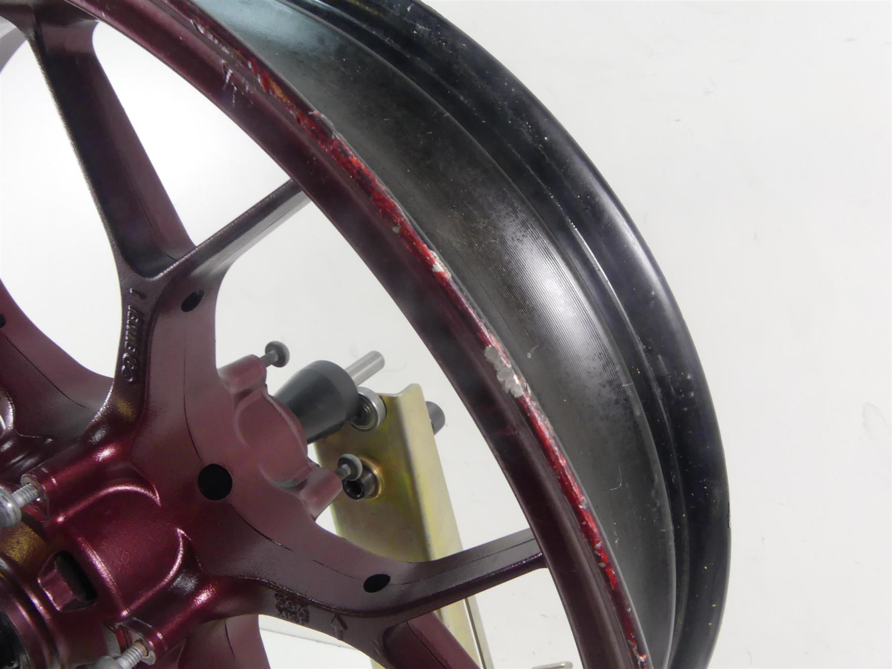 2018 Honda CBR1000 RR SC77 Straight Front Wheel Rim 17x3.5 44650-MKF-D40ZD {{ shop.shopifyCountryName }} - Mototech271