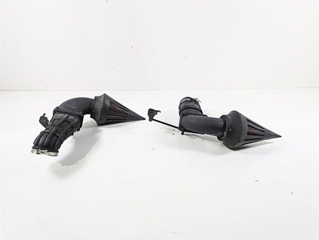 2019 Suzuki M109R VZR1800 Boulevard Dual Spike Flat Black Red Filter AC-236-BK {{ shop.shopifyCountryName }} - Mototech271