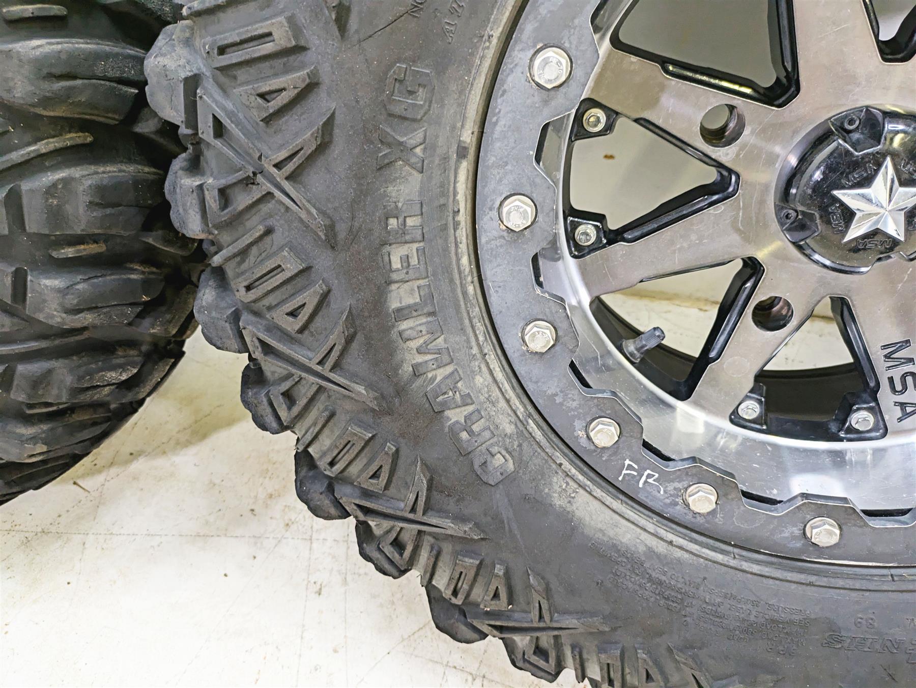 2021 Polaris RZR1000 XP Premium Msa 14x7 Wheels & Pro Armor Tires Set M21-04737 {{ shop.shopifyCountryName }} - Mototech271