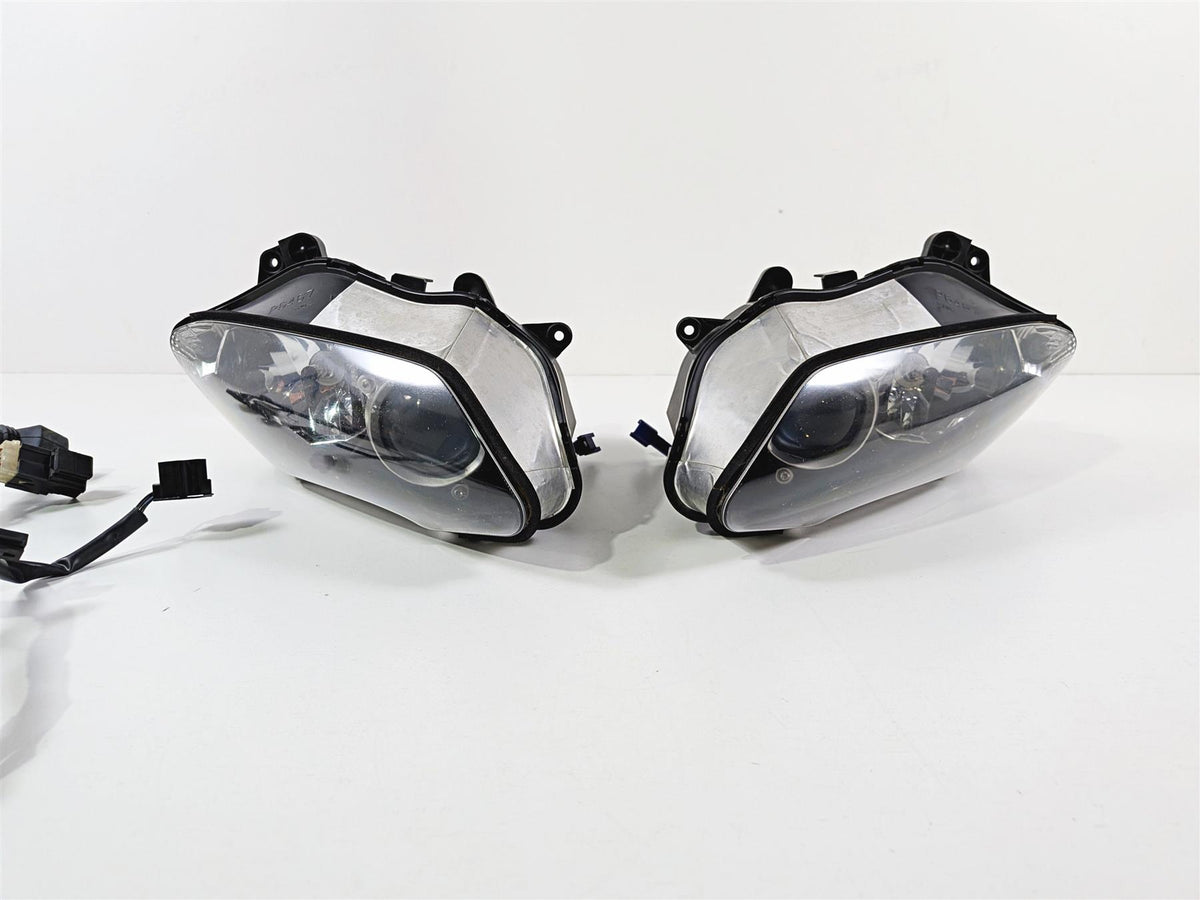 2008 Yamaha YZF R1 RN19 Nice Headlight Head Lamp Set & Wiring 4C8-84303-40-00 {{ shop.shopifyCountryName }} - Mototech271