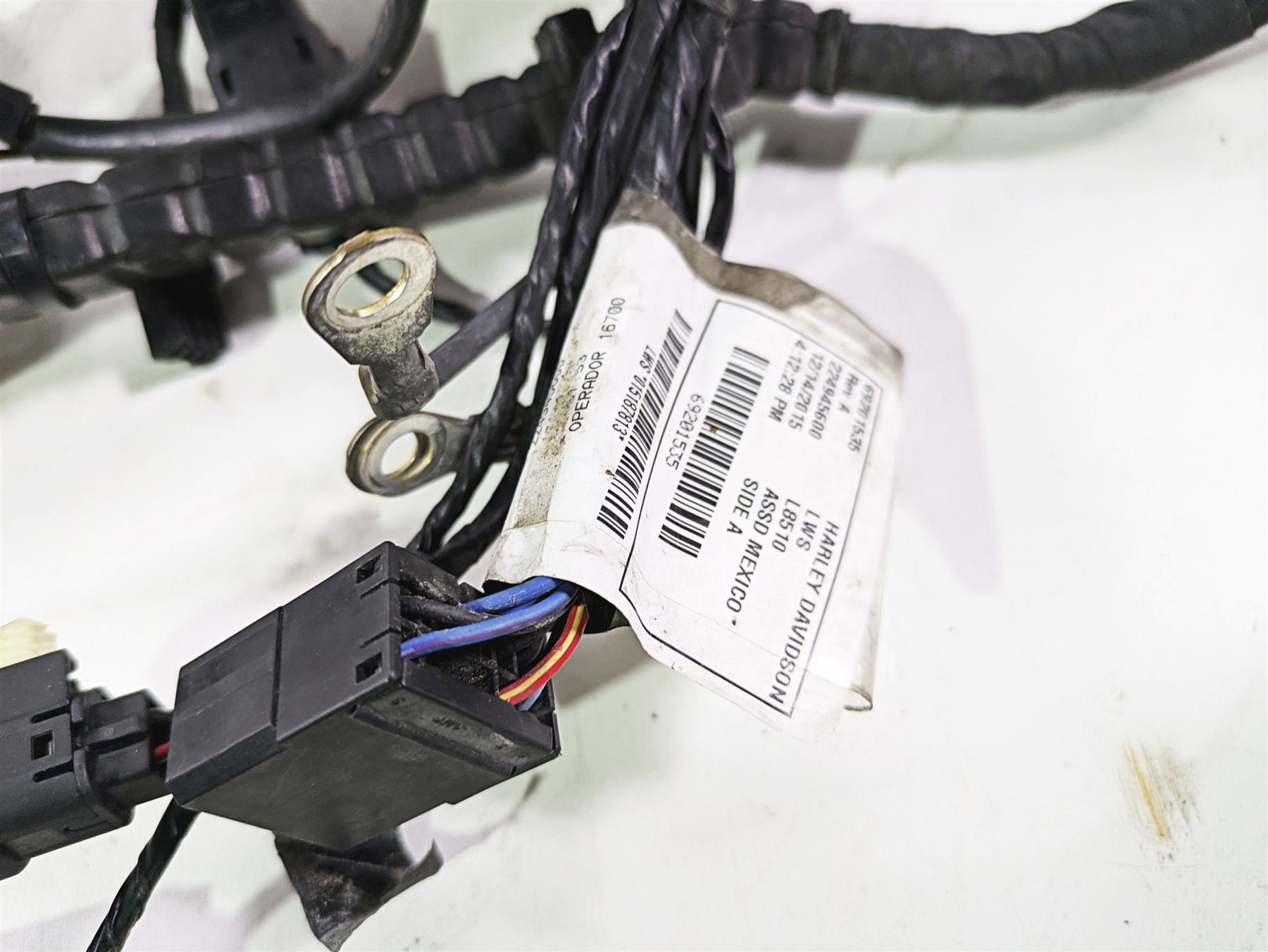 2016 Harley FXDL Dyna Low Rider Main Wiring Harness Loom Non Abs 71072-12A {{ shop.shopifyCountryName }} - Mototech271