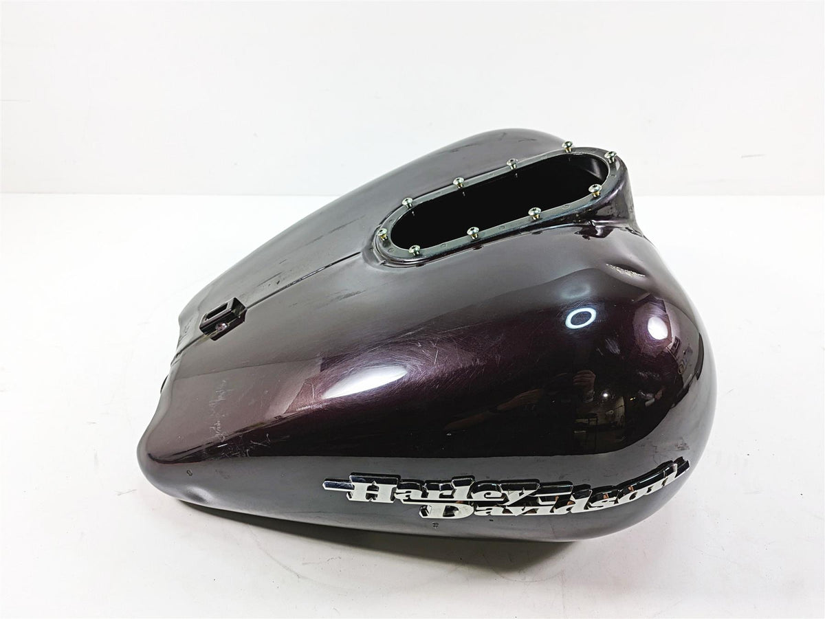2006 Harley Touring FLHXI Street Glide Fuel Gas Tank Black Cherry -Read 61356-03 {{ shop.shopifyCountryName }} - Mototech271