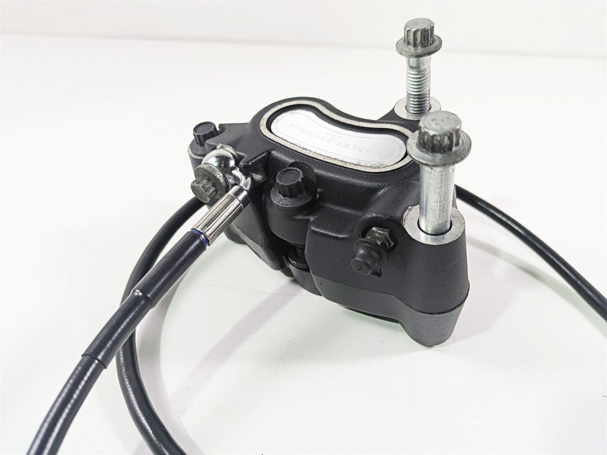 2009 Harley FXDC Dyna Super Glide Front Brake Caliper + Line 44046-08 {{ shop.shopifyCountryName }} - Mototech271