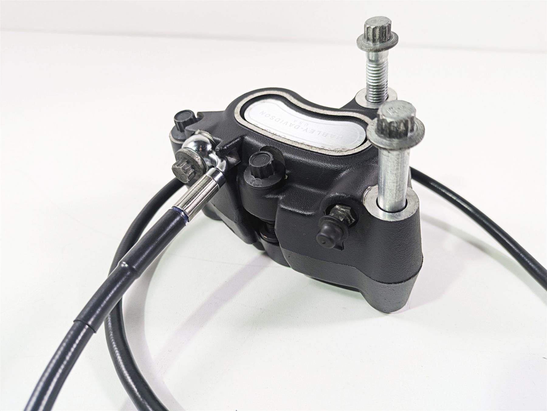 2009 Harley FXDC Dyna Super Glide Front Brake Caliper + Line 44046-08 {{ shop.shopifyCountryName }} - Mototech271