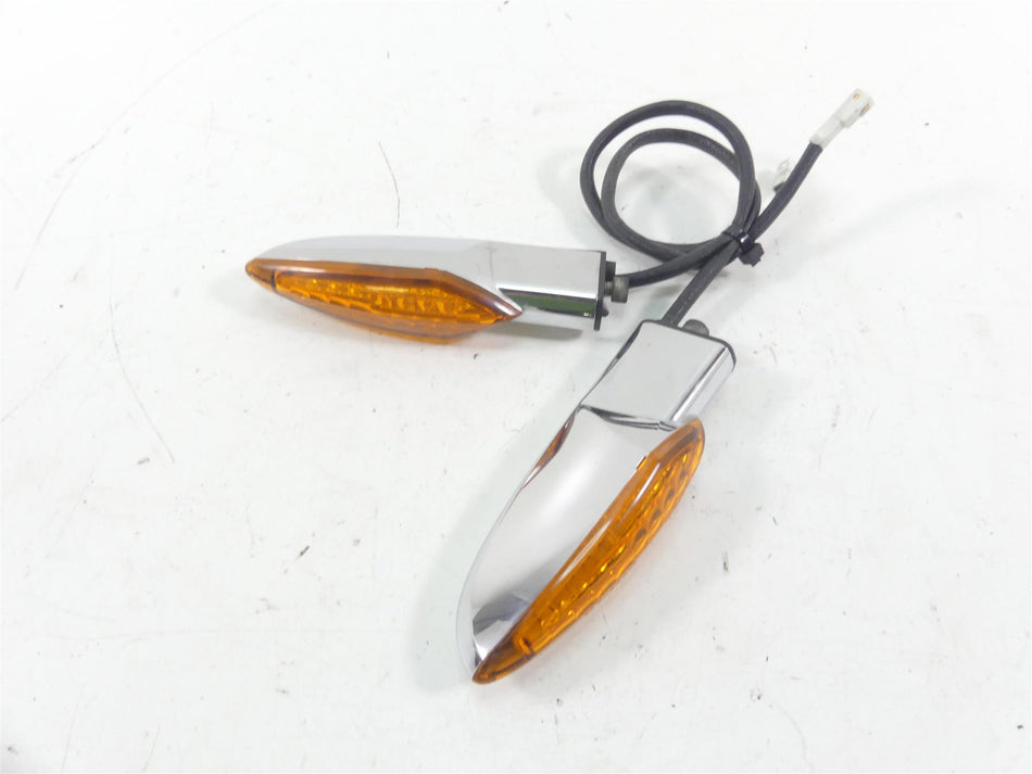 2013 Victory Cross Country Front Chrome Blinker Turn Signal Set 2411114 {{ shop.shopifyCountryName }} - Mototech271