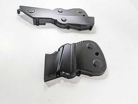 2013 Ducati Hypermotard 821 SP Carbon Fiber Timing Belt Cover Set 24511401A {{ shop.shopifyCountryName }} - Mototech271