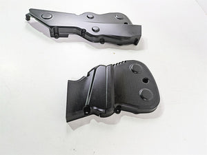 2013 Ducati Hypermotard 821 SP Carbon Fiber Timing Belt Cover Set 24511401A