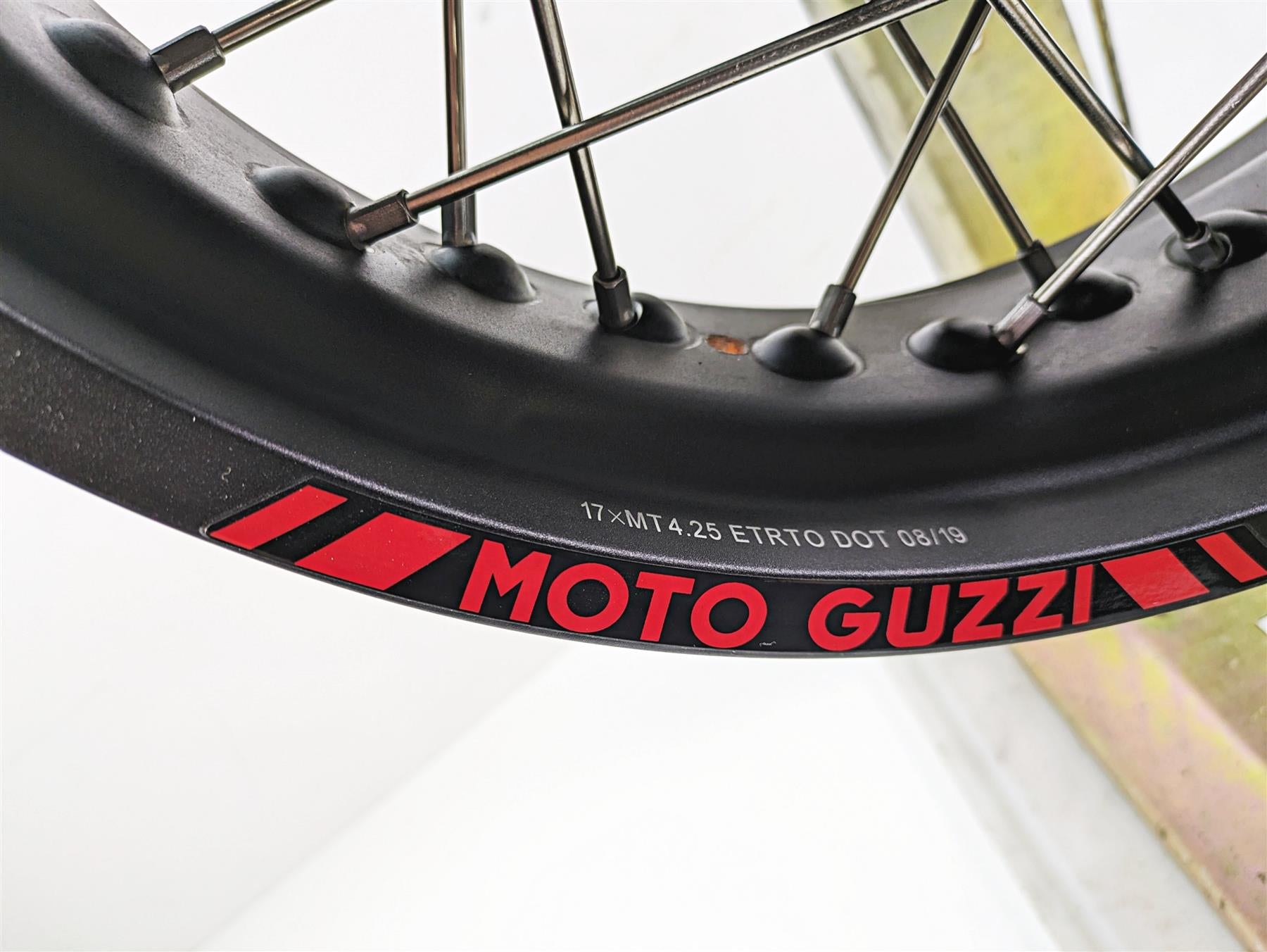2020 Moto Guzzi V85 TT Adventure Straight 17x4.25 Etrto Rear Wheel Rim 2B0044385 {{ shop.shopifyCountryName }} - Mototech271