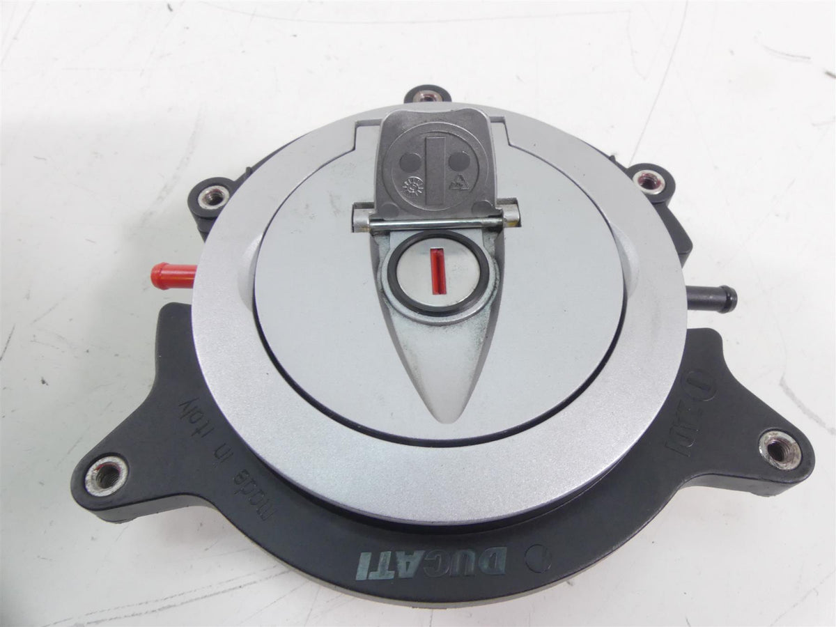 2015 Ducati Diavel Carbon Red Hands Free Ignition Switch Key Cap Set 59821232A {{ shop.shopifyCountryName }} - Mototech271