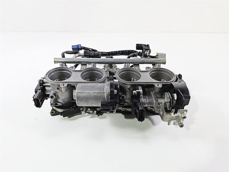 2008 Yamaha YZF R1 RN19 Mikuni Throttle Body Injectors & Wiring 4C8-13750-20-00 {{ shop.shopifyCountryName }} - Mototech271
