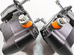 2009 Harley Dyna FXDFSE CVO Fat Bob Front Brake Caliper Set 44046-08 44047-08