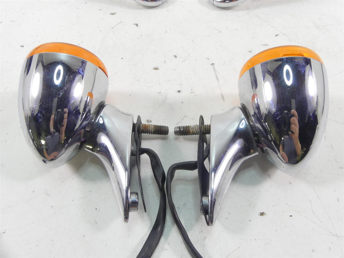 2011 Harley Touring FLTRX Road Glide Front Blinker Lights & Mounts Set 69272-05 {{ shop.shopifyCountryName }} - Mototech271
