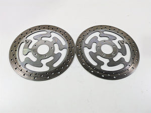 2016 Harley Touring FLHR Road King  Front Brake Disc Rotor Set 41808-08