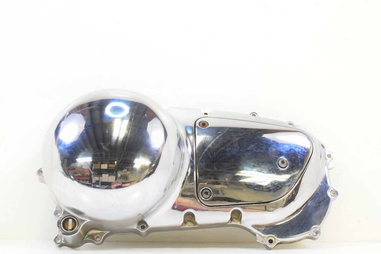2004 Suzuki VZ1600 Marauder Chrome Left Engine Clutch Side Cover K1409-11297 {{ shop.shopifyCountryName }} - Mototech271