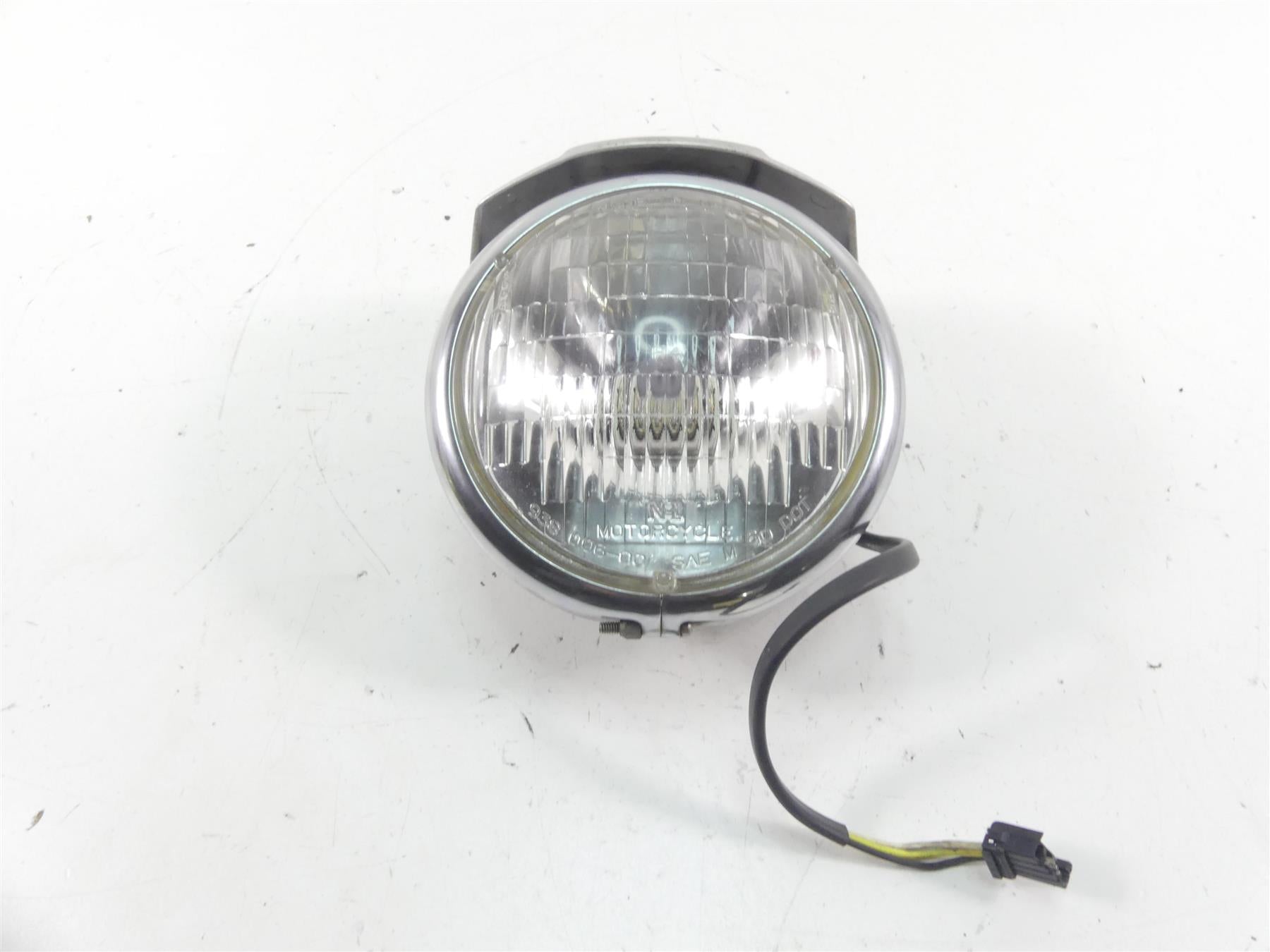 1998 Harley Dyna FXDL Low Rider Headlight Head Light Lamp Lens & Visor 67730-91 {{ shop.shopifyCountryName }} - Mototech271